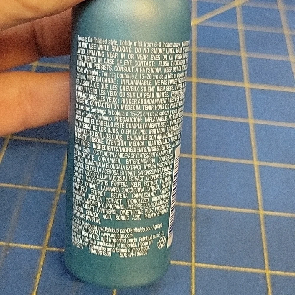 Aquage Working Spray Firm Hold 59ml Spray Bottle Ne2